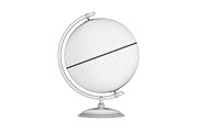 Antique Globe, an Object 3D Model by CGAxis (Thumbnail 4 of 6)
