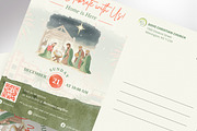 Retro Christmas Sunday Postcard, a Flyer Template by Godserv Designs (Thumbnail 12 of 15)