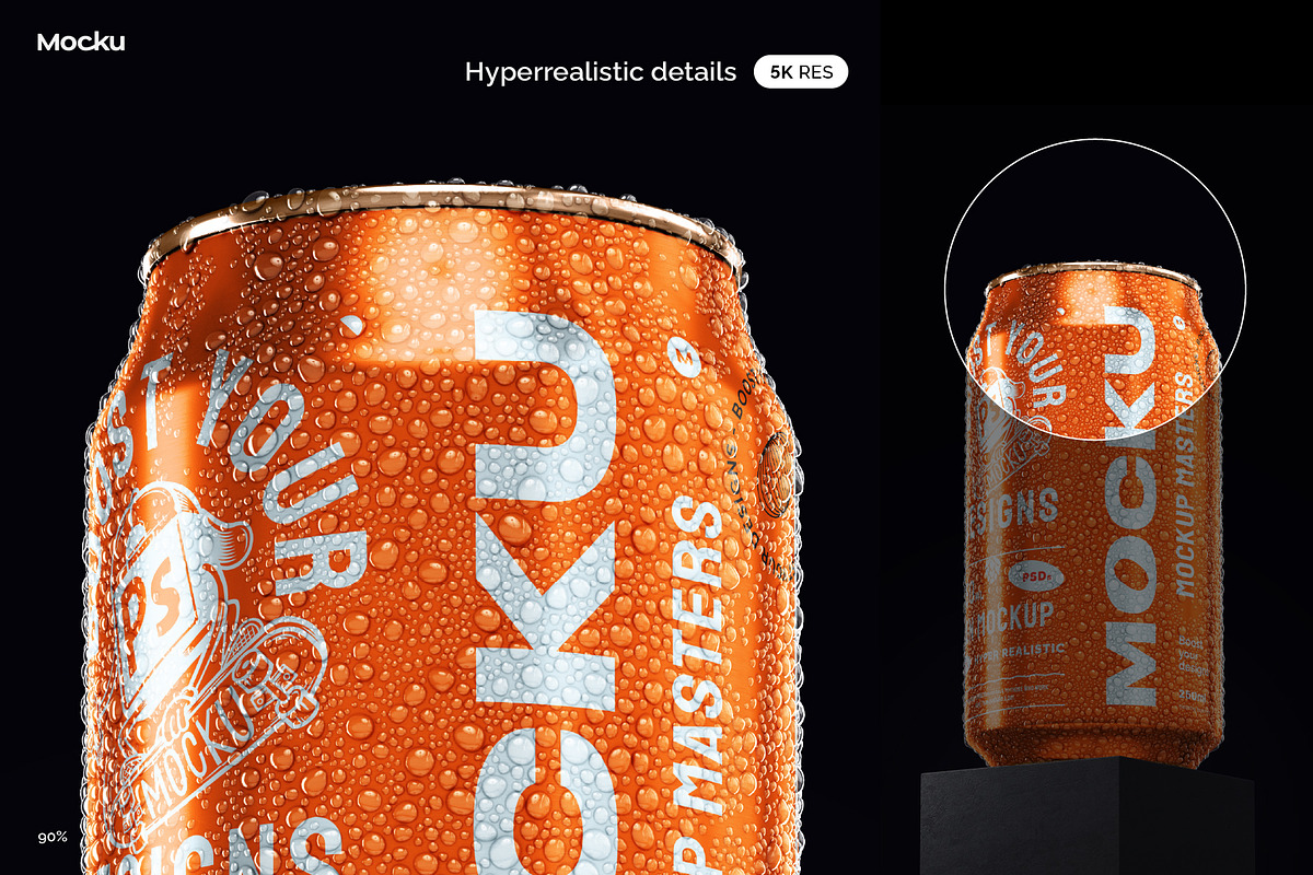 Can Bundle Mockups - 33cl / 12oz, a Product Mockup by Mocku (Photo 11 of 13)