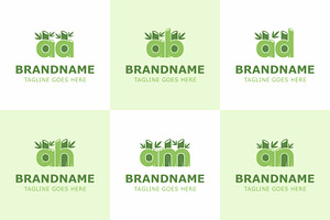 AA AB AD AH AM AN Bamboo Logo, a Branding & Logo Template by Pray Art Design Studio
