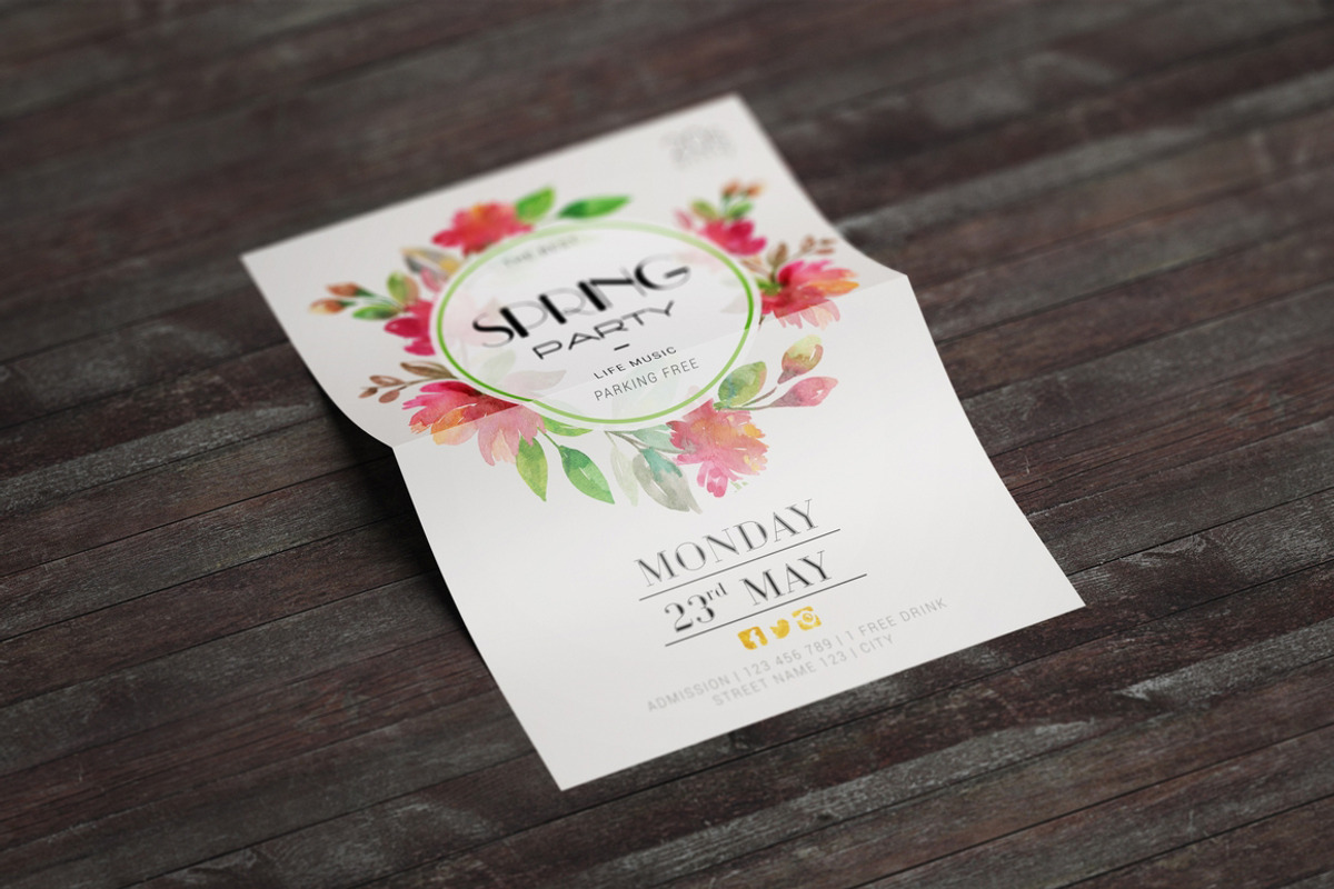 Flyer / Poster Mock-Up, a Product Mockup by MassDream (Photo 3 of 9)
