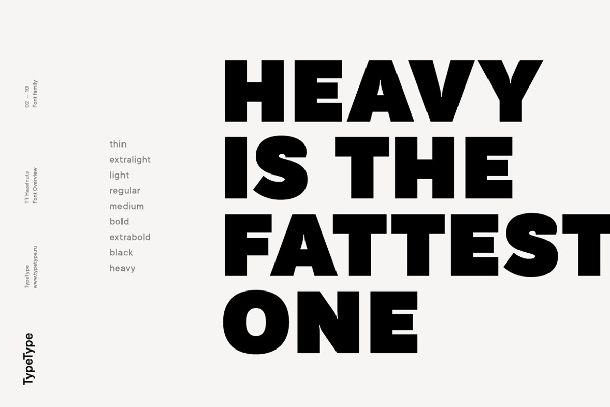 TT Hazelnuts, a Sans Serif Font by TypeType (Photo 2 of 11)