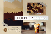 COFFEE ABSTRACT PATTERNS BUNDLE, a Texture Graphic by Creativemaker (Thumbnail 12 of 21)