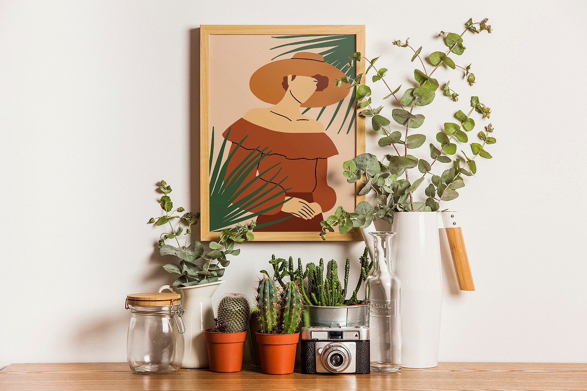 Feminine Summer Illustrations Set, a Person Illustration by Katerina Osa (Photo 9 of 9)