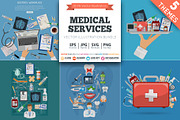 Medical Services Themes, a Healthcare Illustration by TAlex (Thumbnail 1 of 7)