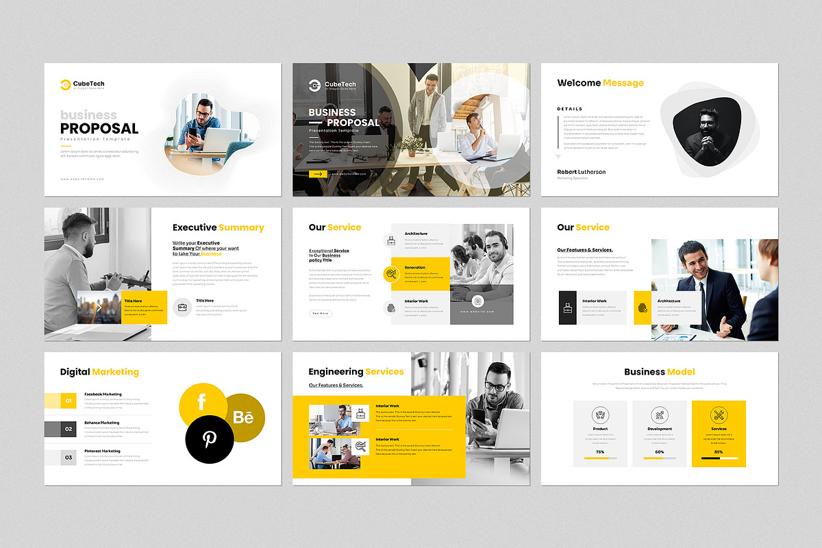 Business Proposal Presentation, a Presentation Template by GenerousArt (Photo 2 of 8)