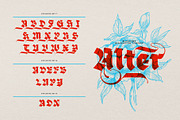 Blackther Typeface, a Blackletter Font by alit design (Thumbnail 18 of 20)
