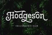 Hodgeson, a Slab Serif Font by Arterfak Project (Thumbnail 1 of 11)