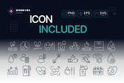 Health Tracking Icon Set (25 Icons), an Outline Icon by Iconic Era (Thumbnail 2 of 3)