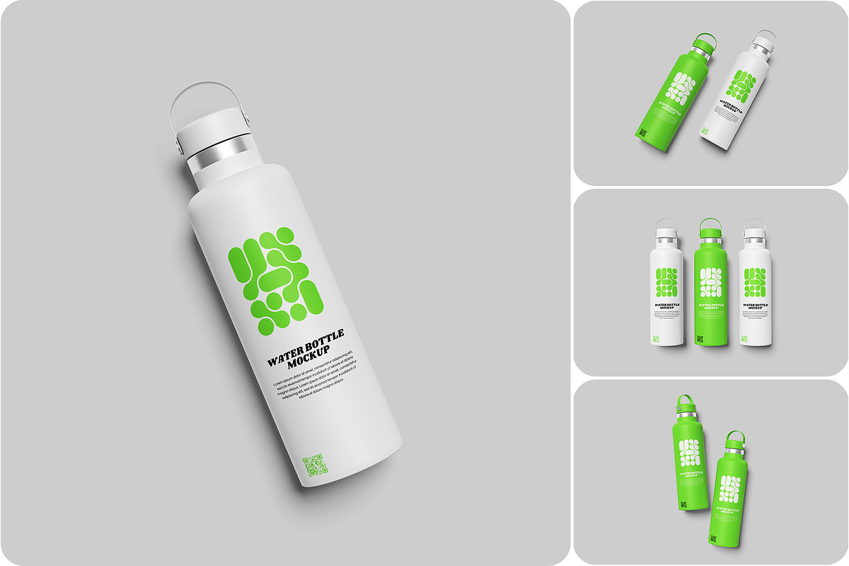 Water Bottle Mockup, a Cups & Container Mockup by AnasStudio (Photo 1 of 5)