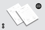 Printable Modern Invoice Template, a Stationery Template by Axpand (Thumbnail 6 of 6)
