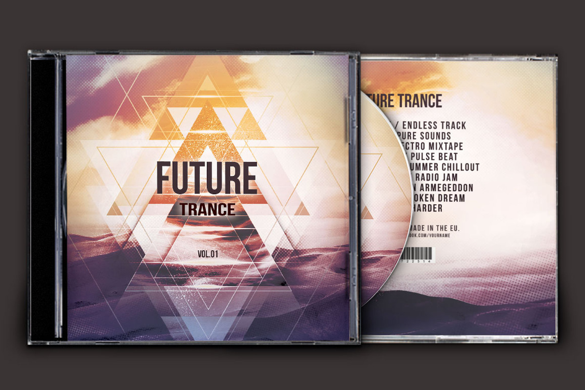 20 CD Cover Templates Bundle, a Templates & Theme by styleWish (Photo 9 of 21)