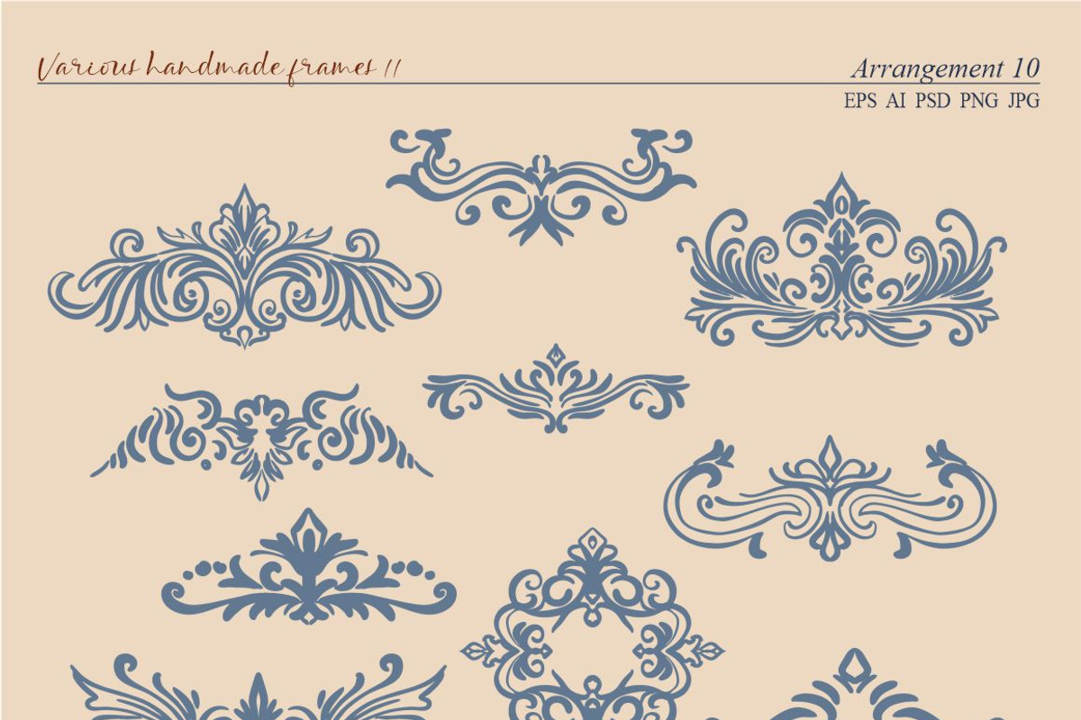 Various Handmade Frames II, a Pattern Graphic by Collection by VY (Photo 7 of 8)