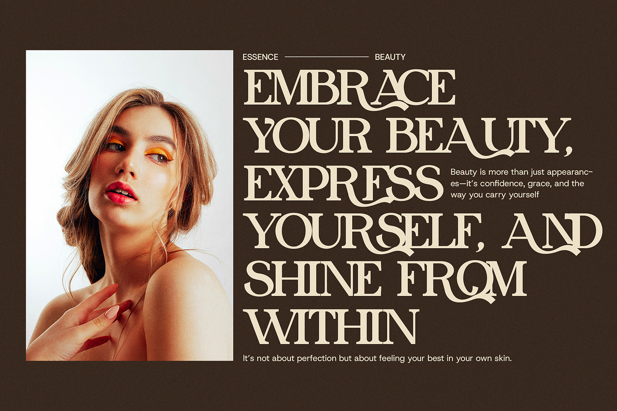 Rosela Modern Serif Font Typeface, a Serif Font by Graphicxell (Photo 4 of 8)