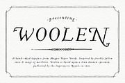Woolen, a Serif Font by Magpie Paper Works (Thumbnail 1 of 5)