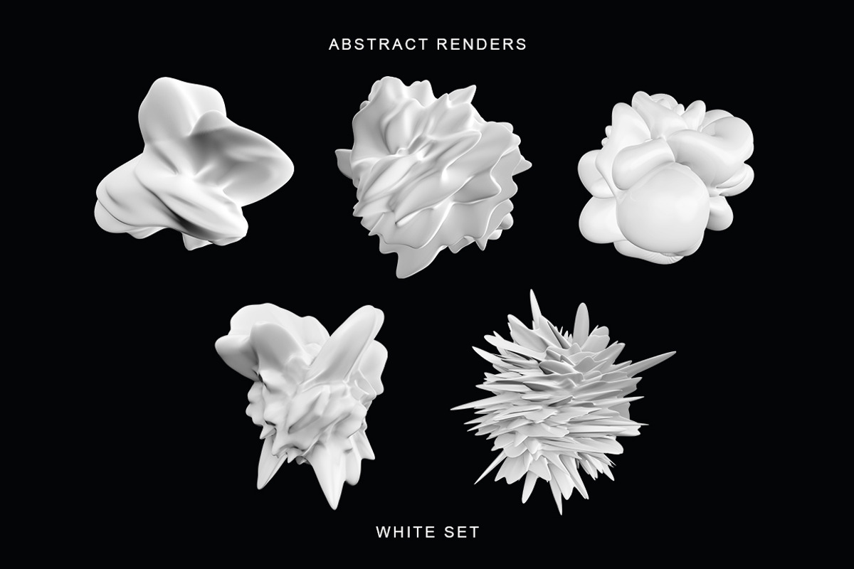 Deform - Abstract 3D shapes, an Object Graphic by ghost friend's shop (Photo 2 of 3)
