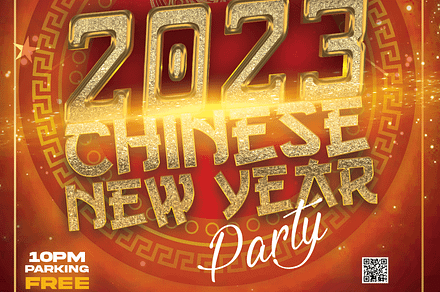Chinese New Year Flyer 2023