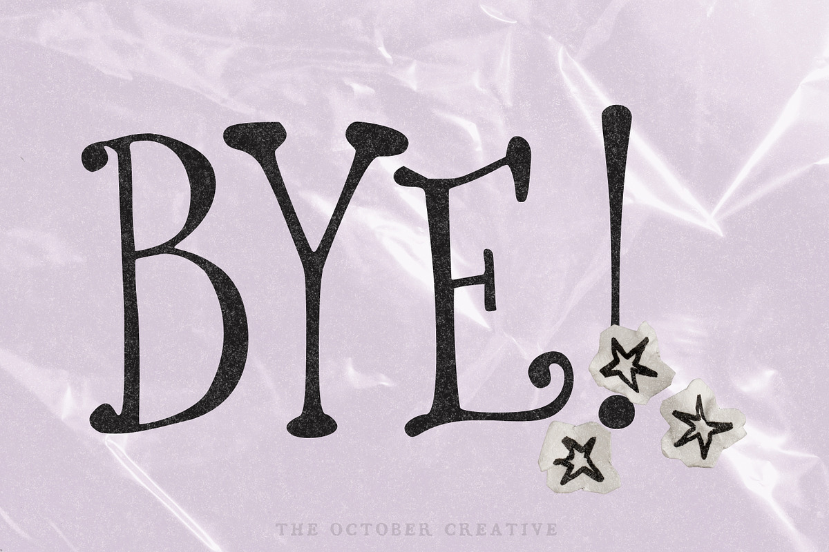 Ask the Cards Again Whimsical Serif, a Serif Font by The October Creative (Photo 8 of 8)
