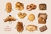 Small bakery | handwritten font, a Handwritten Font by JuliaVolkova (Thumbnail 4 of 8)