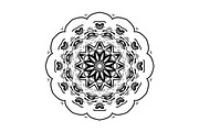 Black and White Mandala Patterns Set, a Decorative Illustration by NJ Himel (Thumbnail 9 of 101)