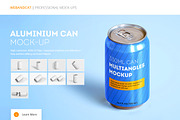 Can Mock-up, a Packaging Mockup by WebAndCat (Thumbnail 1 of 9)