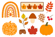 Fall bundle. Thanksgiving clipart, an Illustration by IrinaShishkova (Thumbnail 4 of 8)