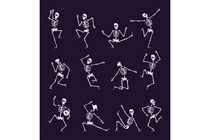 Skeleton party. Undead with skull, a Background Graphic by Onyx