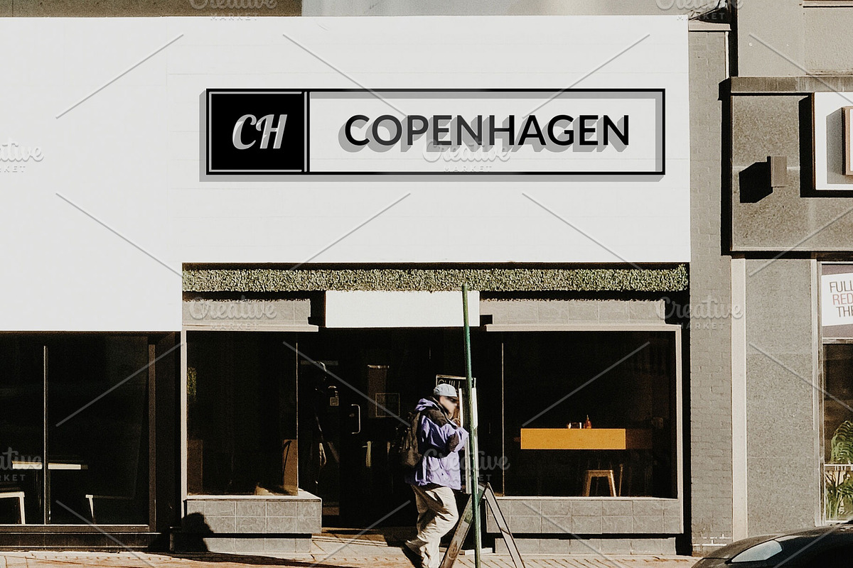 Storefront Sign Logo Mockup, a Product Mockup by MockUpgrade (Photo 4 of 6)