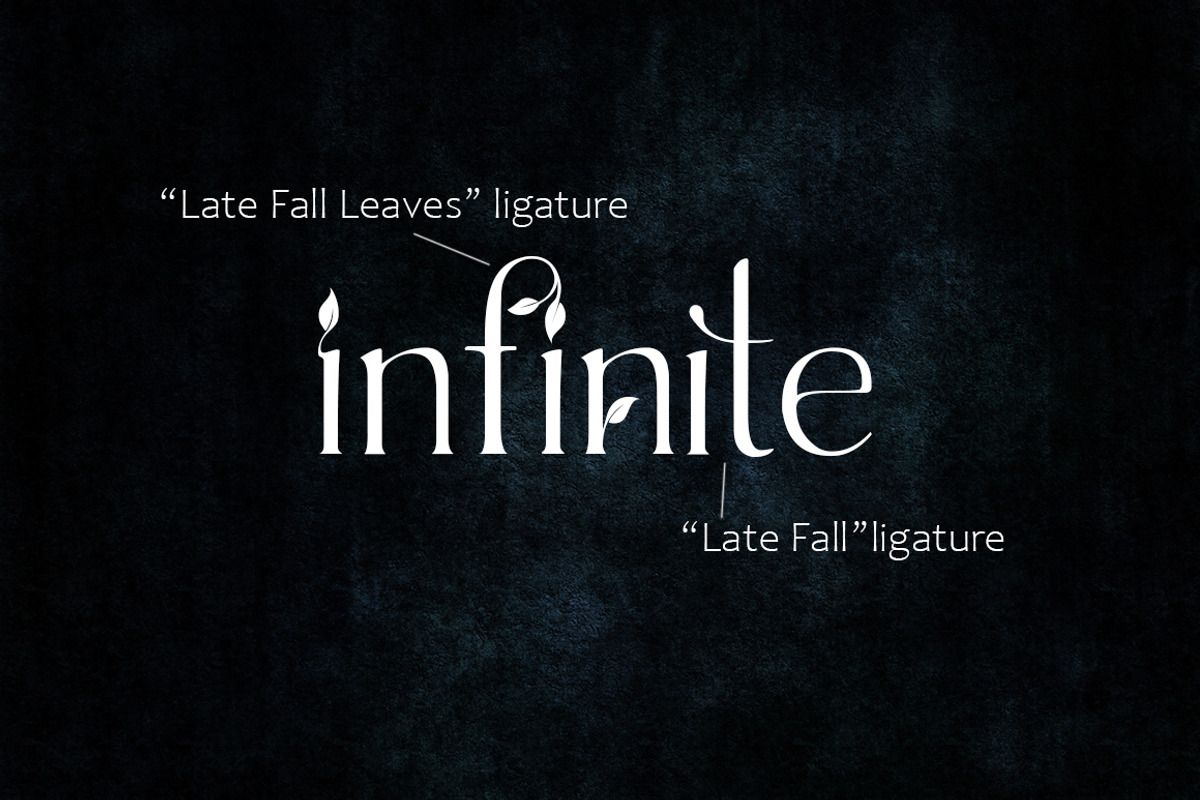 Late Fall - floral font duo, a Serif Font by Innire (Photo 9 of 12)