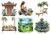 Bali Clipart Bundle, an Illustration by Daily.Designs (Thumbnail 3 of 5)