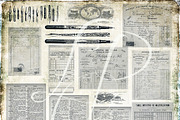 Vintage Office & Postcard Brush Set, a Brush Add-On by Le Paper Cafe (Thumbnail 3 of 5)