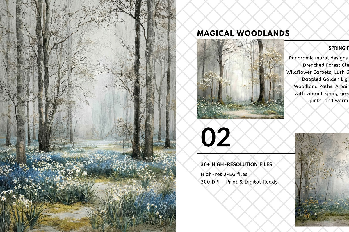 30+ Spring Woodland Blooms Bundle