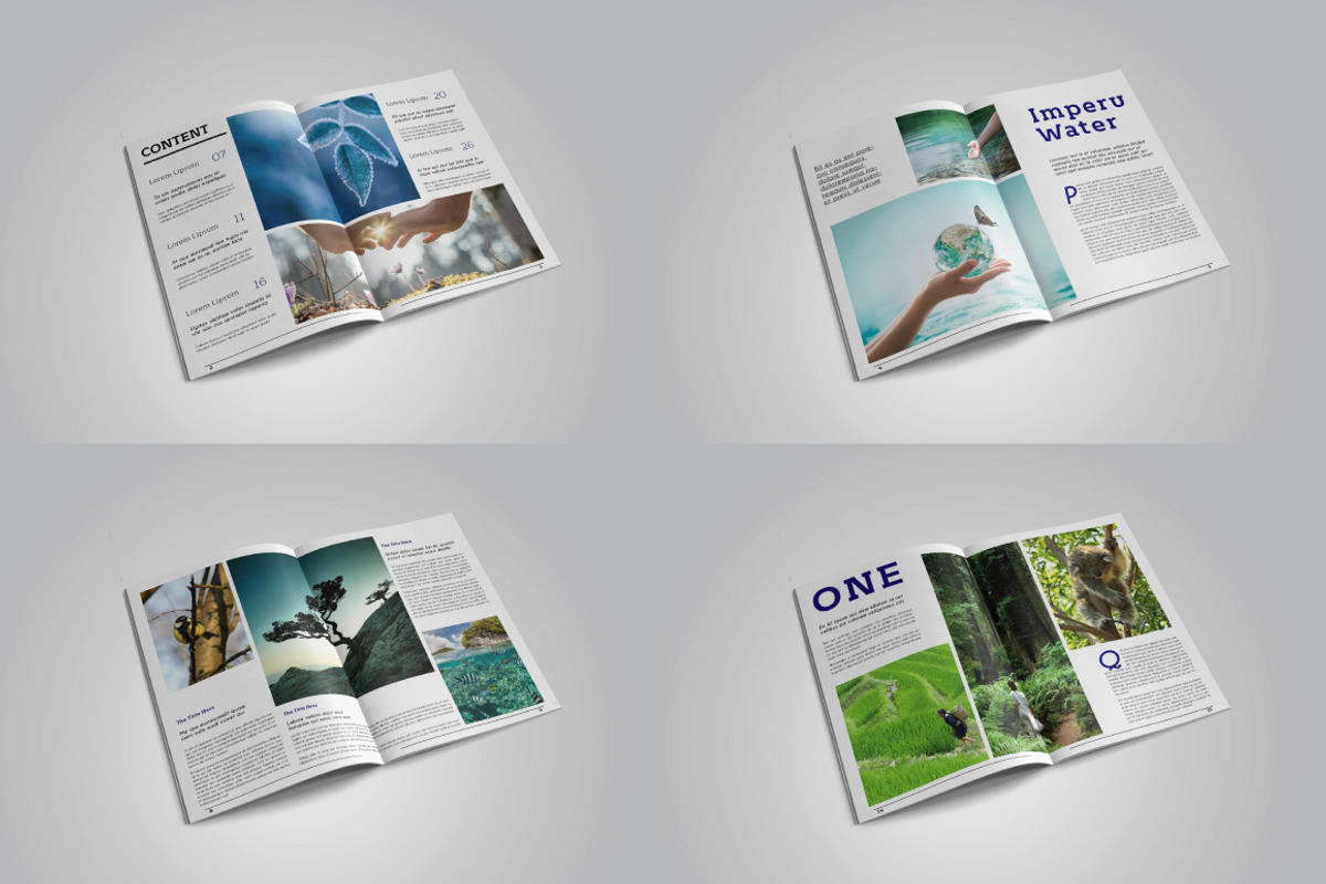 A4 Magazines 26 Pages, a Magazine Template by marone (Photo 4 of 5)