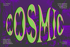 CS Chimera Psychedelic Font