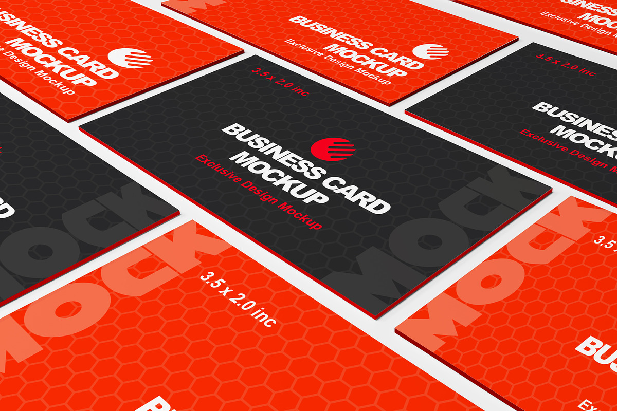 Business Card Mockups, an Advertising Mockup by alimran24 (Photo 8 of 11)