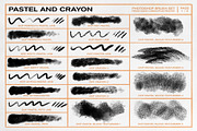 Photoshop Pastel and Crayon Brushes, a Brush Add-On by David Creighton-Pester (Thumbnail 2 of 3)