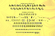 Yellow Satisfy | Script Font, a Handwritten Font by Scratchones (Thumbnail 7 of 8)