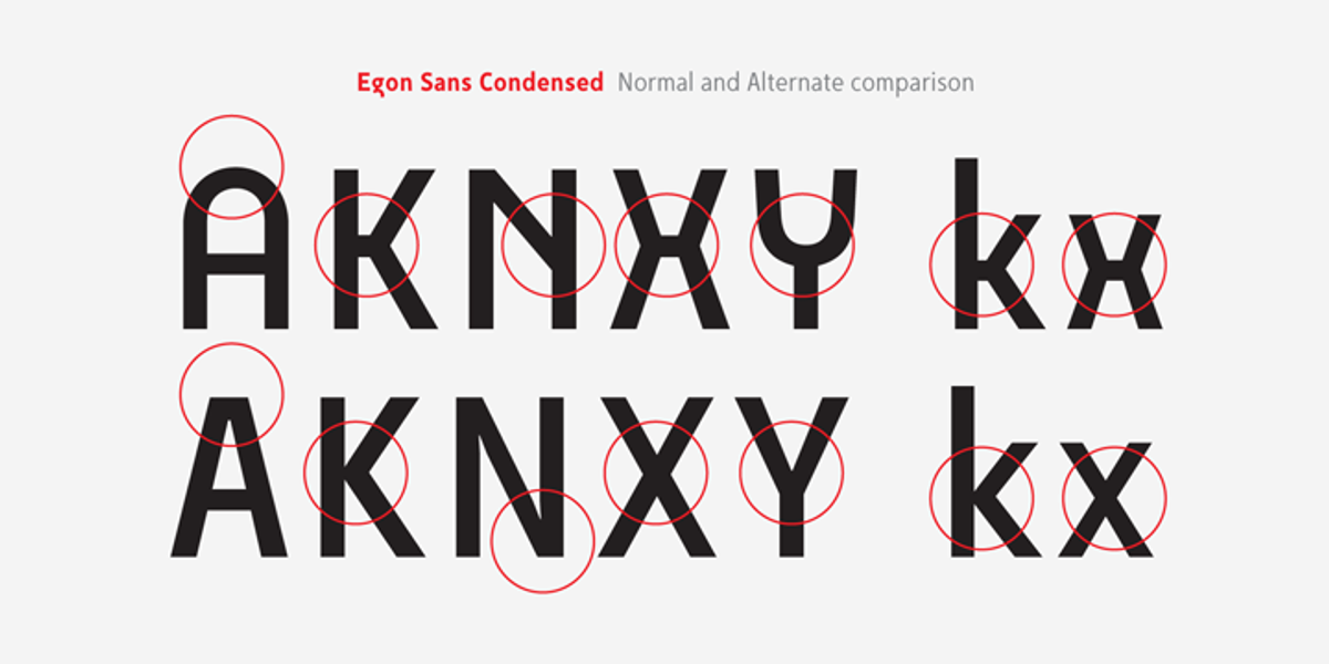 Egon Sans Cond, a Sans Serif Font by TipografiaRamis (Photo 3 of 5)