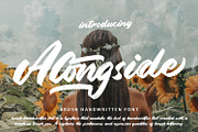 Alongside - Brush Handwritten Font, a Script Font by Arendxstudio (Thumbnail 3 of 15)