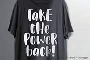 Shirt & Tie, a Font by Olivetype (Thumbnail 4 of 5)
