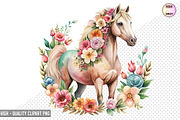 Floral Horses Sublimation Bundle, a Graphic by crative8112 (Thumbnail 3 of 10)
