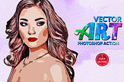Vector Art Photoshop Action