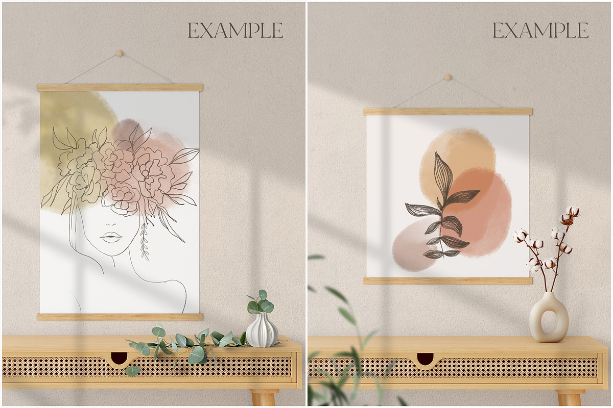 Wooden Poster Mockup, a Print Template by Yuri-U (Photo 4 of 7)
