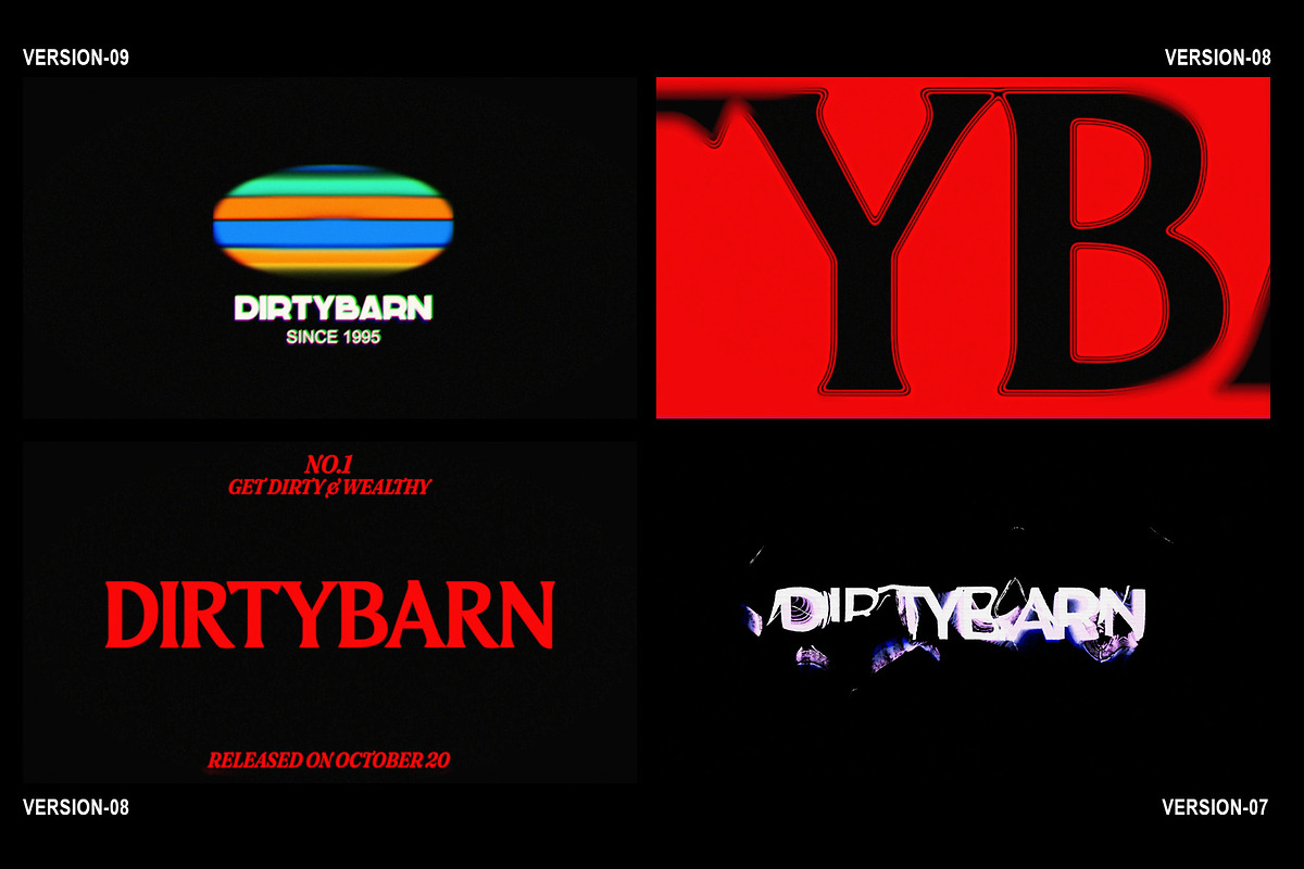 Retro Title Logo Animation Templates, a Branding & Logo Template by Dirtybarn (Photo 2 of 6)