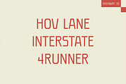 Highway 35 - Retro Font Bundle, a Handwritten Font by Lateral Design (Thumbnail 5 of 17)