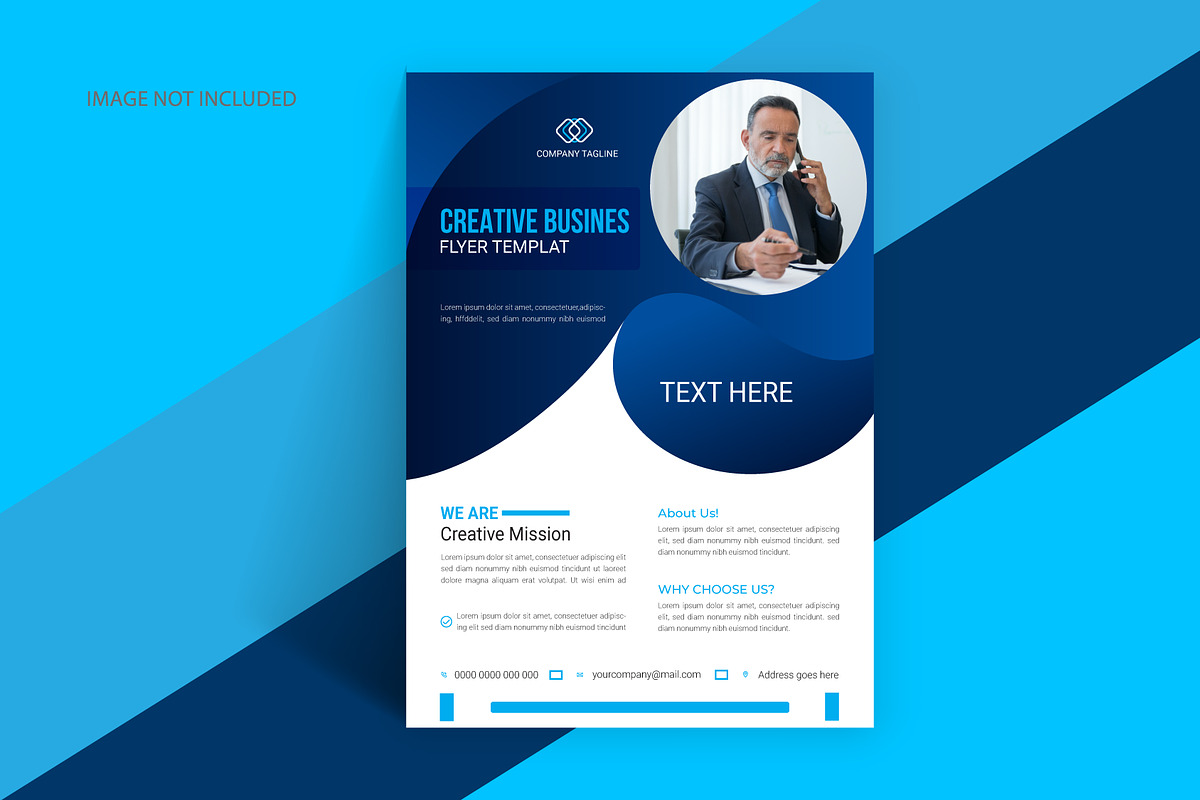 Creative Business Flyer Leaflet, a Flyer Template by hkmonir (Photo 3 of 3)