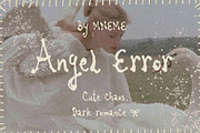 Angel Error: Handwritten Font, a Handwritten Font by Mneme (Thumbnail 1 of 9)