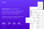 TREVA UI Kit & Design System, an UI Kit Template by Tarful Creative (Thumbnail 2 of 8)