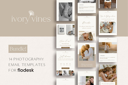 Photographer Flodesk Email Templates
