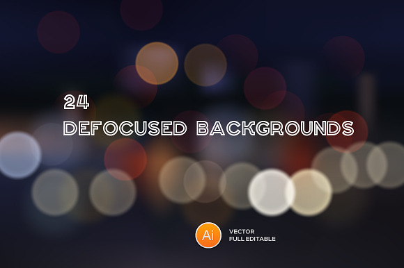 24 Vector defocused backgrounds preview 3